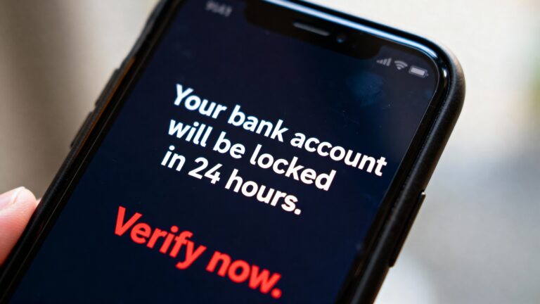 Read more about the article “Your Bank Account Is at Risk!” Top 10 Messages Scammers Use to Trick You