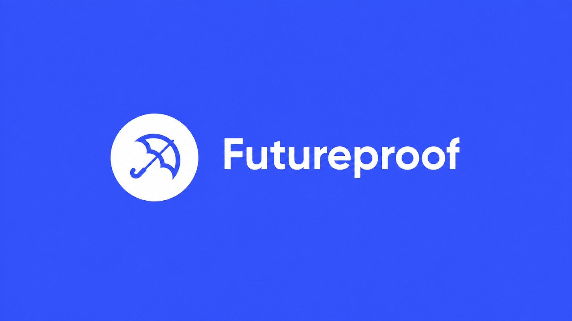Futureproof logo on a blue background, representing a data leak monitoring service that helps users check exposed information and get clear next steps.
